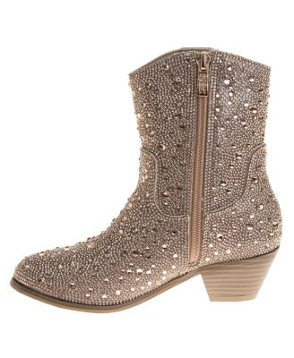 Girls' Glittery Rhinestones Dress Boots - Little Kid, Big Kid