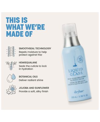 Liquid Glass High Gloss Smoothing Blowout Cream 3.38 oz.