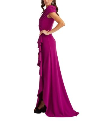 Talise Waterfall Flounce Gown