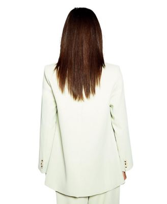 Runway Collarless Boxy Blazer