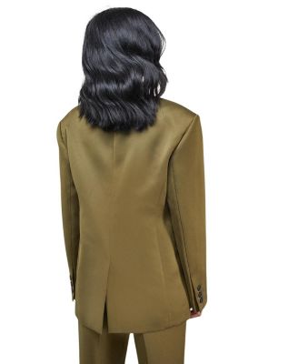 Premium Satin Oversized Blazer