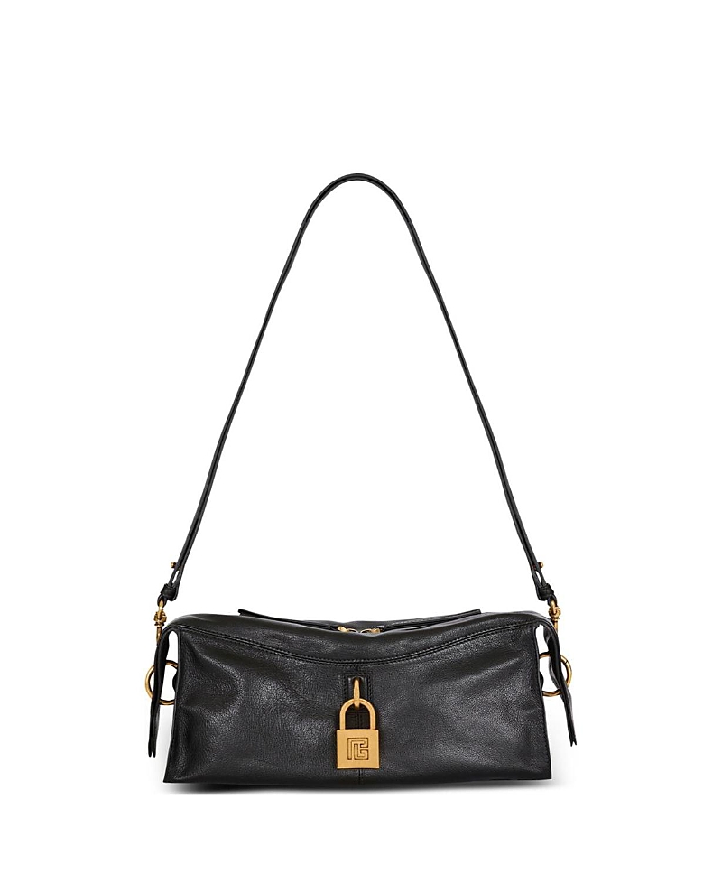 Balmain Pulse Shoulder Bag in Calfskin Leather