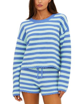 Striped Beach Sweater & Balboa Shorts