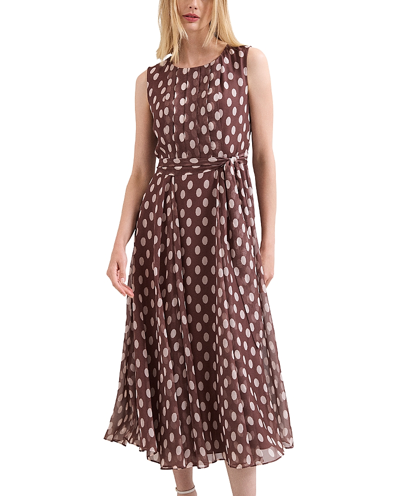 Phase Eight Lucinda Spot Print Midi Dress