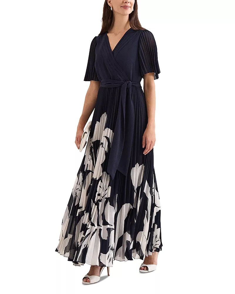 Phase Eight Abigail Pleated Wrap Dress