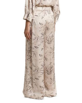 Elasticized Waist Palazzo Pants