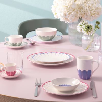 Fleur Bleu Salad Plate