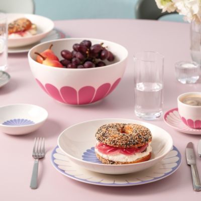 Fleur Couleur Round Vegetable/Salad Bowl