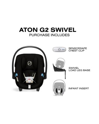 Aton G2 Swivel Infant Car Seat with Load Leg Base