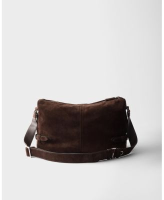  Suede Shoulder Bag