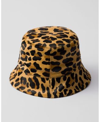  Printed Leather Bucket Hat