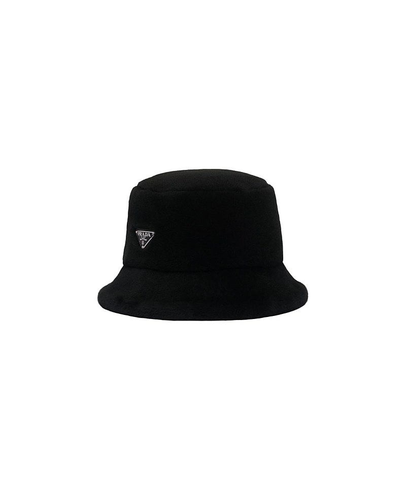 Prada Shearling Bucket Hat
