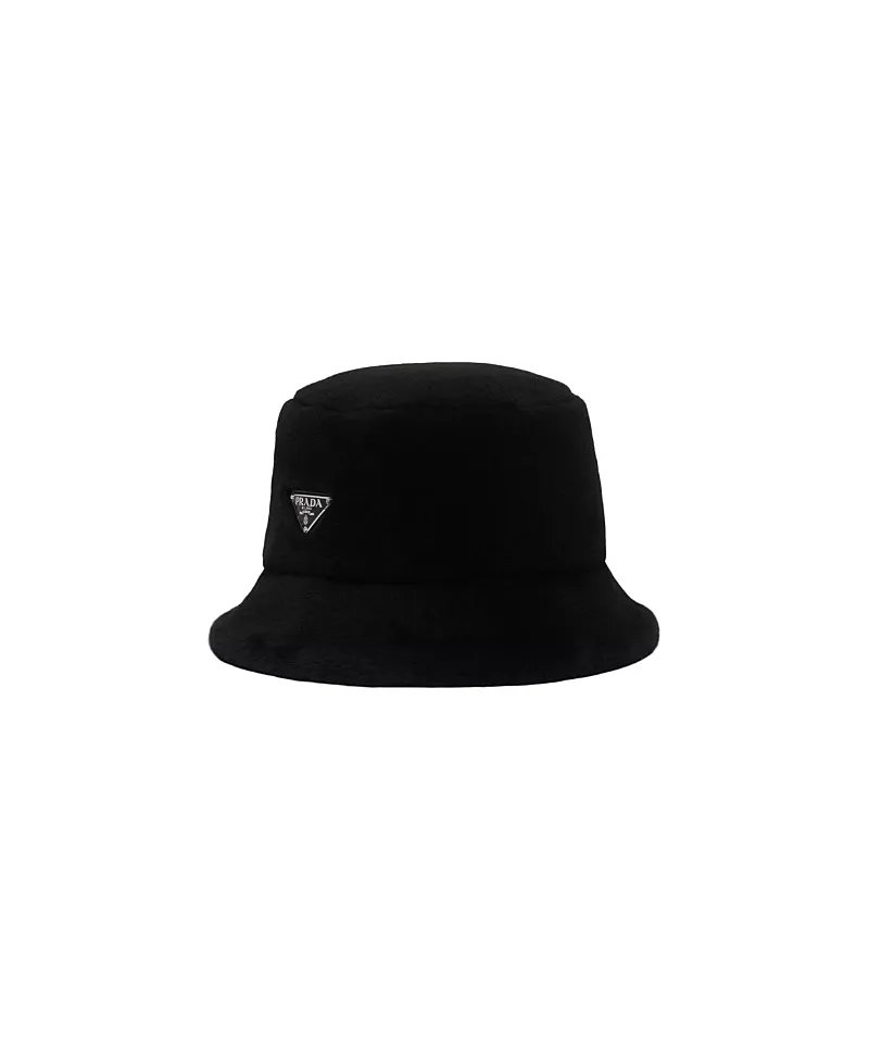 Prada Shearling Bucket Hat