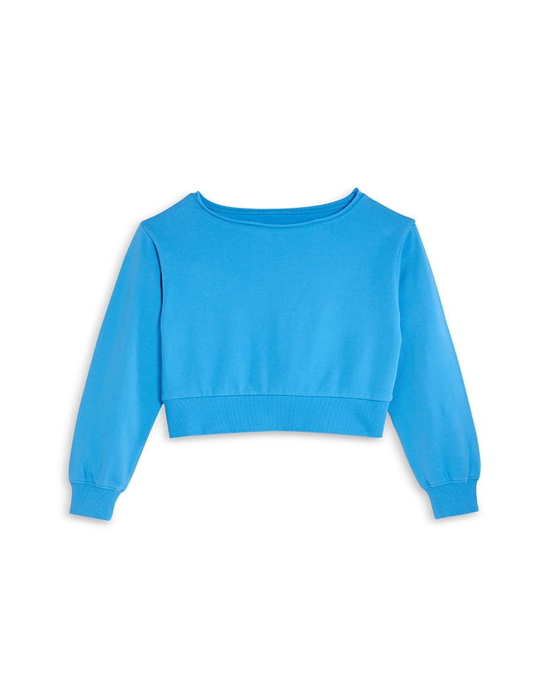 KatieJnyc Girls' Tristan Off The Shoulder Crewneck Sweatshirt - Big Kid