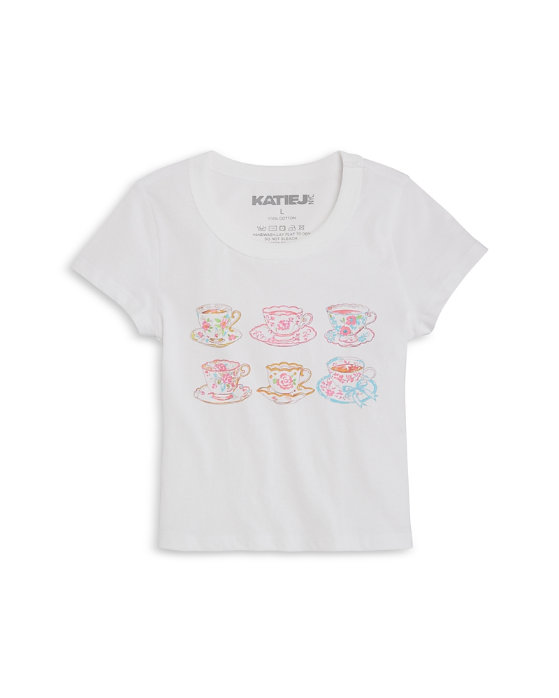 KatieJnyc Girls' Tween Teacup Tee - Big Kid