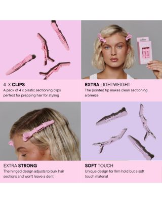 Grip Clips - Pink, Pack of 4