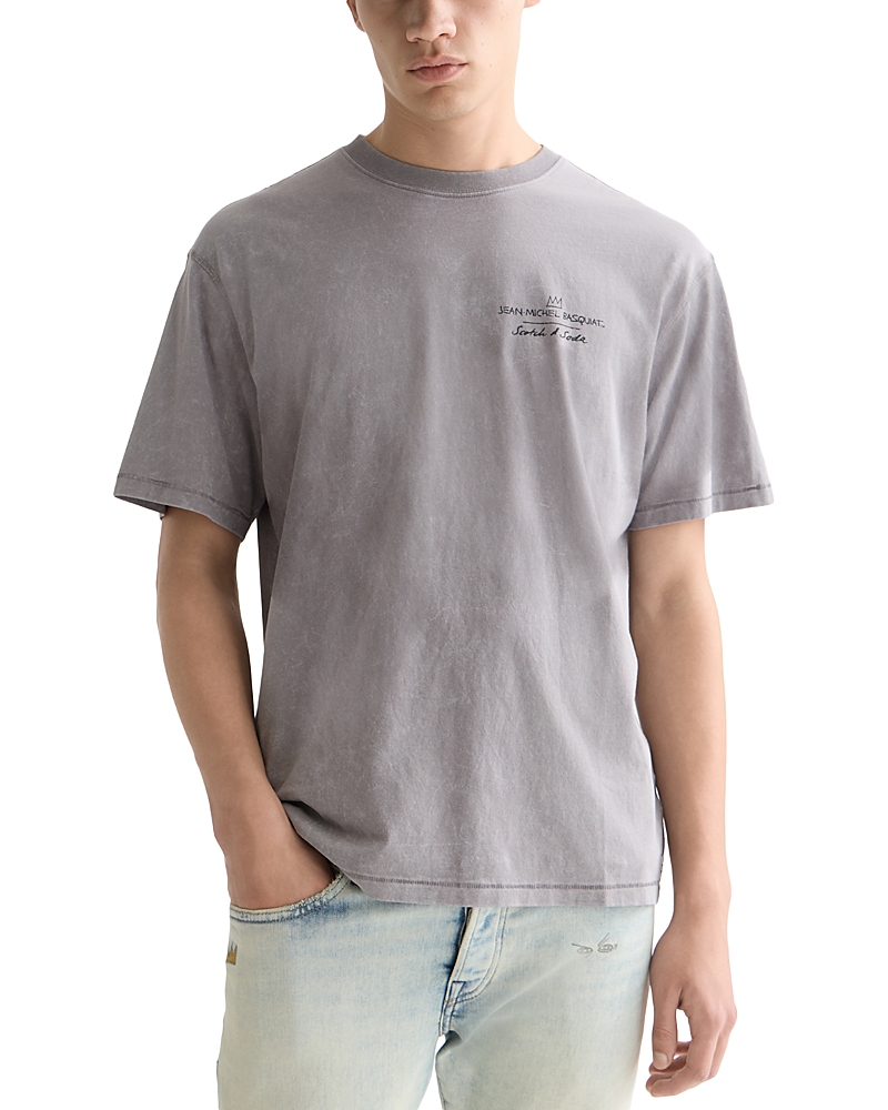 Scotch & Soda Basquiat Front and Back Artwork Relaxed Fit Tee