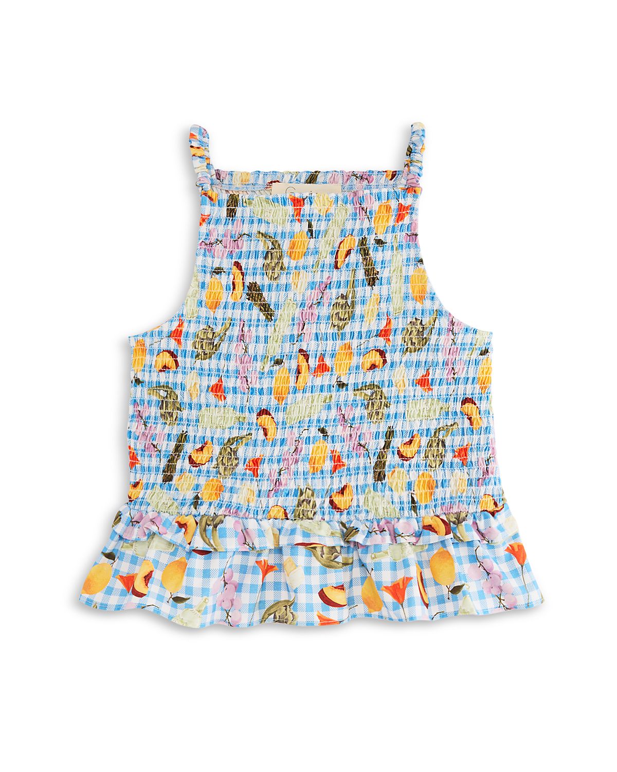 Aqua x Lisa Says Gah! Girls' Smocked Top, Big Kid - Exclusive