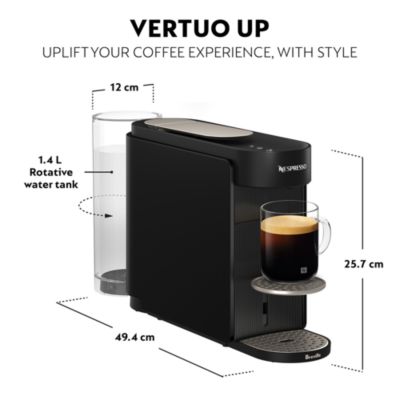 Vertuo UP Coffee and Espresso Maker by DeLonghi with Aeroccino Milk Frother