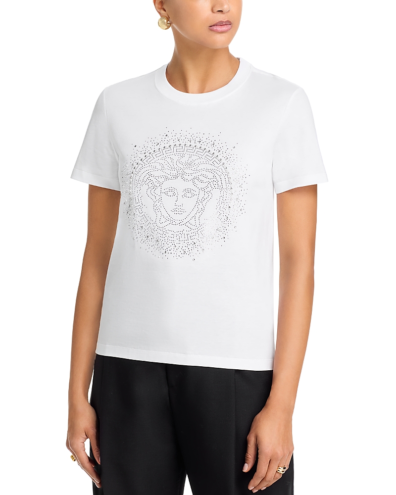 Versace Medusa Embellished Top