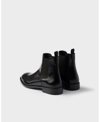 Men's Brushed Leather Chelsea Boots