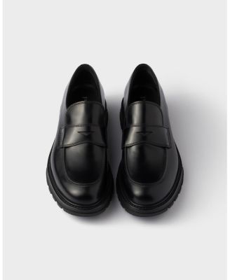  Men's Brushed Leather Loafers