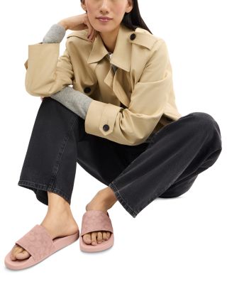 Women's Udele Signature Jacquard Canvas Sport Slide Sandals