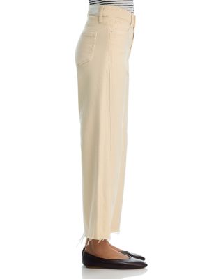 Anessa High Rise Wide Leg Jeans in Buttery Yellow