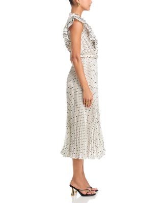 Polka Dot Midi Dres