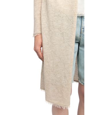 Daffy Cashmere Pointelle Cardigan