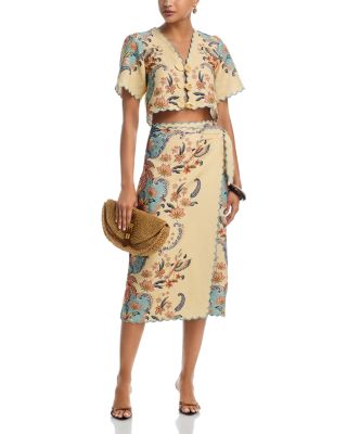 Boho Beauty Linen Wrap Skirt