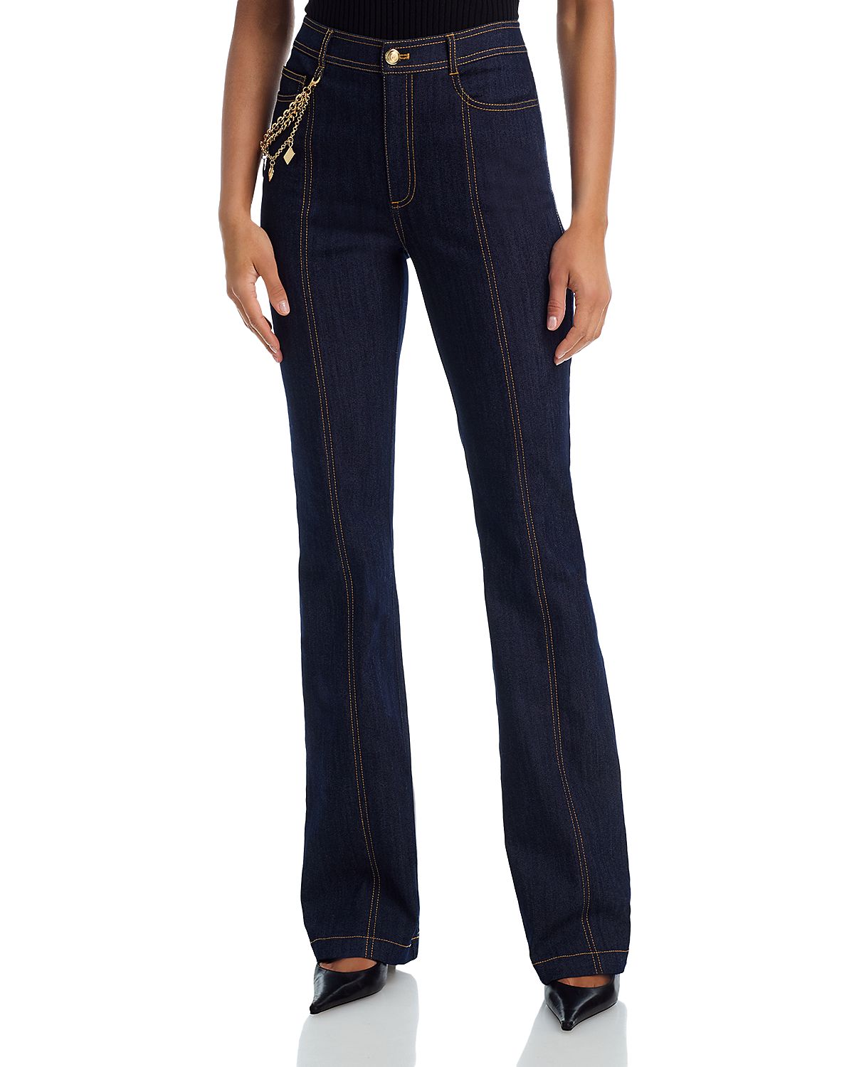 Cinq a Sept Love Token Shailene High Rise Bootcut Jeans