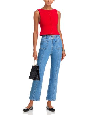 Dorothea High Rise Ankle Jeans in Horizon