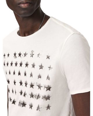 Raw Edge Stars Graphic T-Shirt