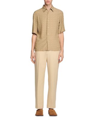 Link Print Loose Fit Shirt 