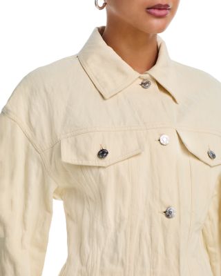 Crinkled Trucker Jacket