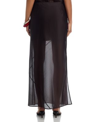 Sheer Maxi Skirt