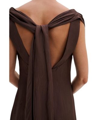 Jacqueline Jacquard Scarf Detailed Dress