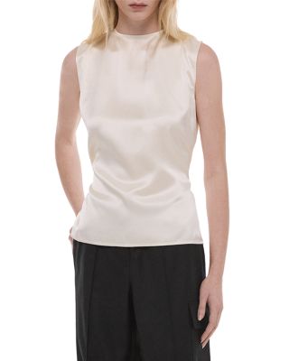 Silk Scarf Drape Top