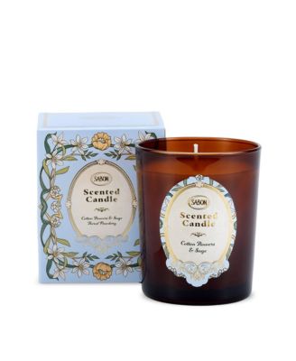  Cotton Flowers & Sage Candle, 180Gr