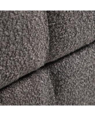  Myra Boucle Biscuit Tufted Storage Ottoman