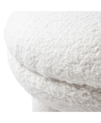  Trina Pillar Base Fabric Ottoman