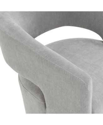  Orion Modern Upholstered Accent Chair with Casters