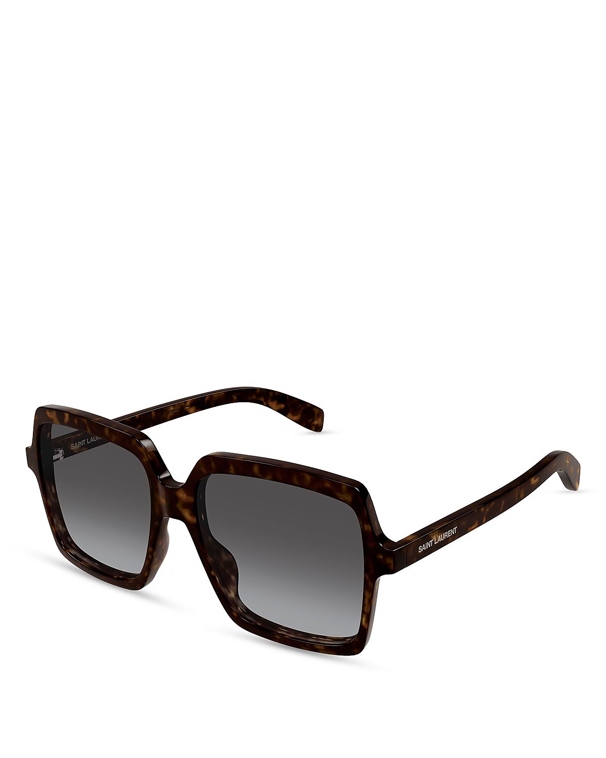 Saint Laurent Rectangular Sunglasses, 56mm