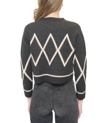Women's Wyatt Robbie Fair Isle Cardigan Sweater