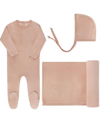  Unisex Velour Center Floral Collection Take Me Home Set - Baby