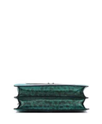  Large Serpenti Forever Square Shoulder Bag Python