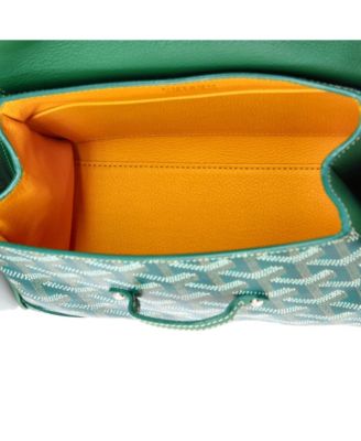  Mini Saigon Top Handle Bag Coated Canvas with Leather