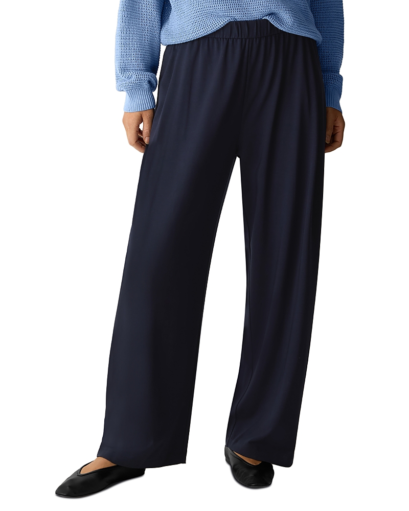 Eileen Fisher Stretch Jersey Straight Ankle Pants