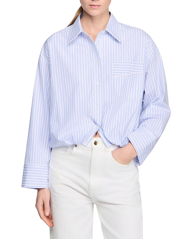 Sandro Cropped Shirt